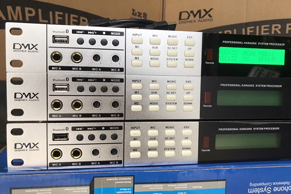 Vang số LX8 DMX( mic AB riêng biệt, 2FX riêng biệt)