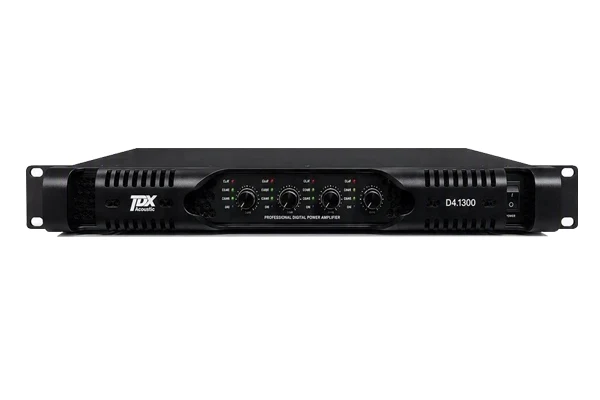 Cục Đẩy Công Suất TDX 4 Kênh D4.1300, Mạch Class D Thế Hệ Mới, Âm Bass Đánh Ra Chắc Nịch Và Lực Sâu